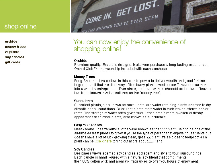 dv shop page