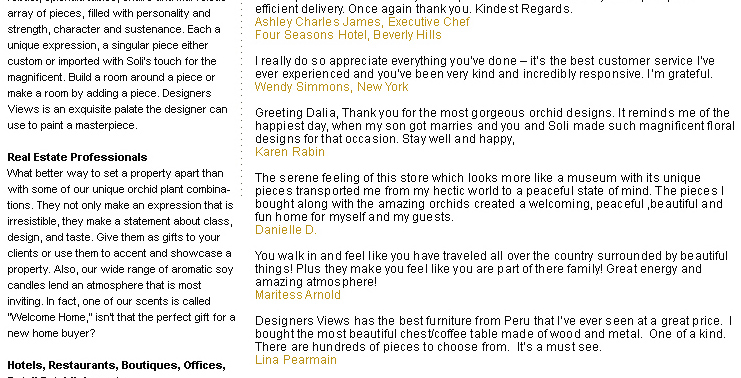 designers views testimonials