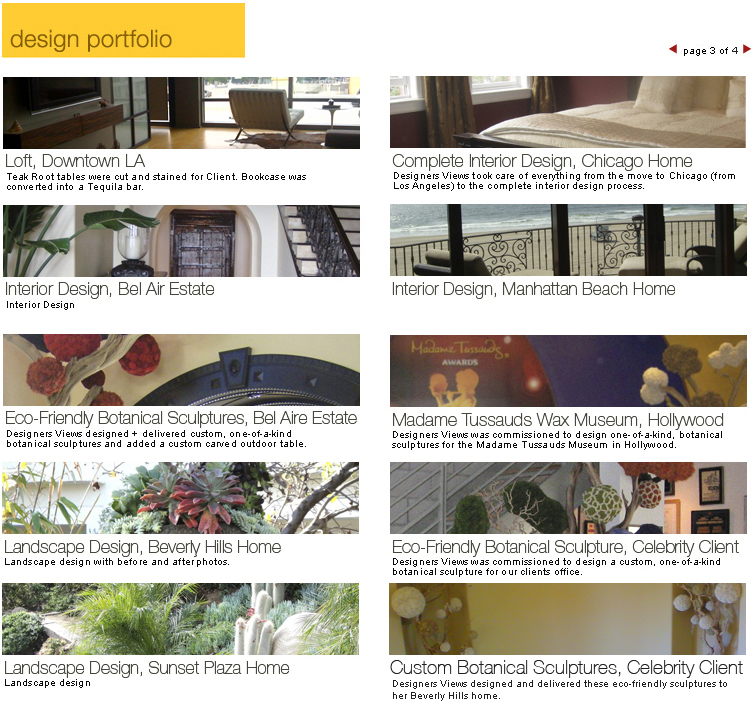 designer views design portfolio